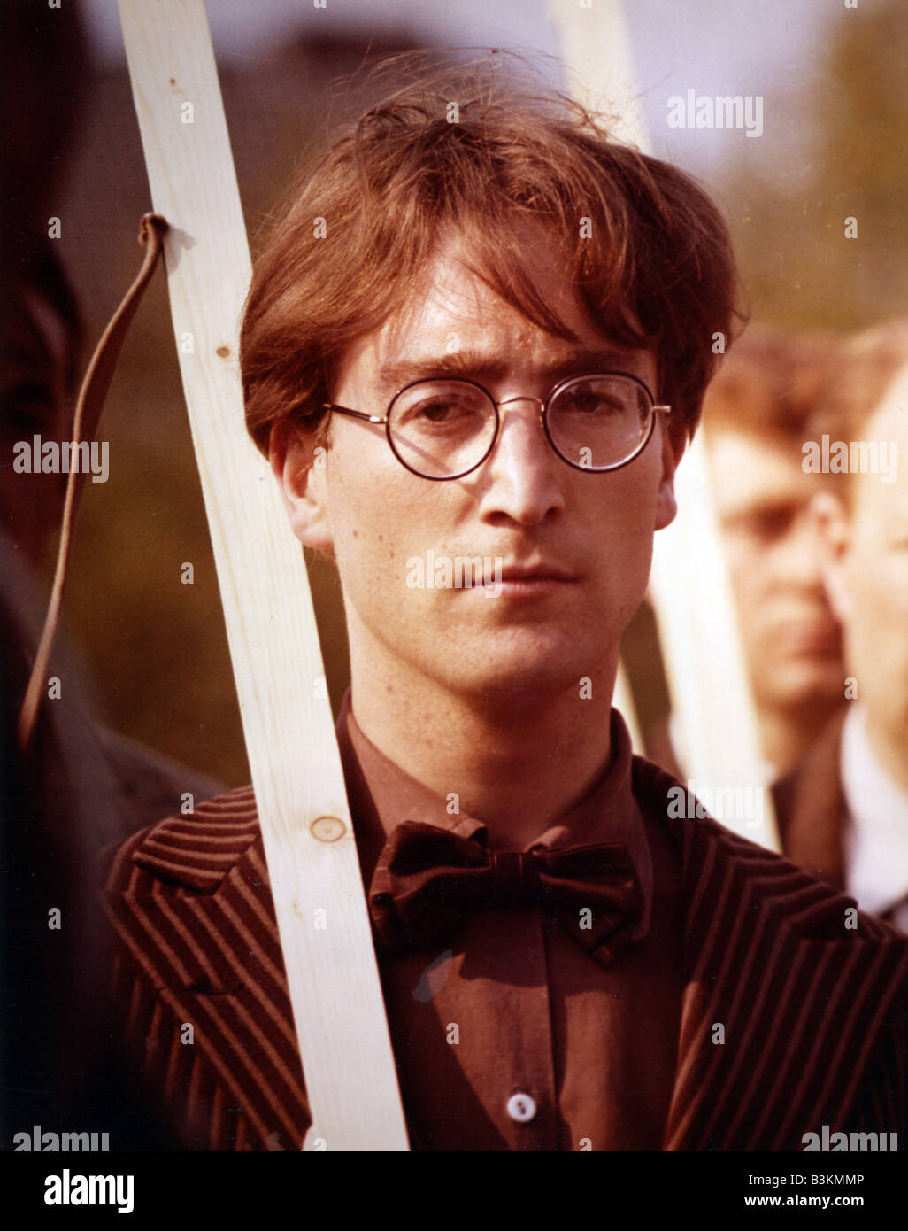 JOHN LENNON between takes of the 1967 UA film HOW I WON THE WAR Stock Photo