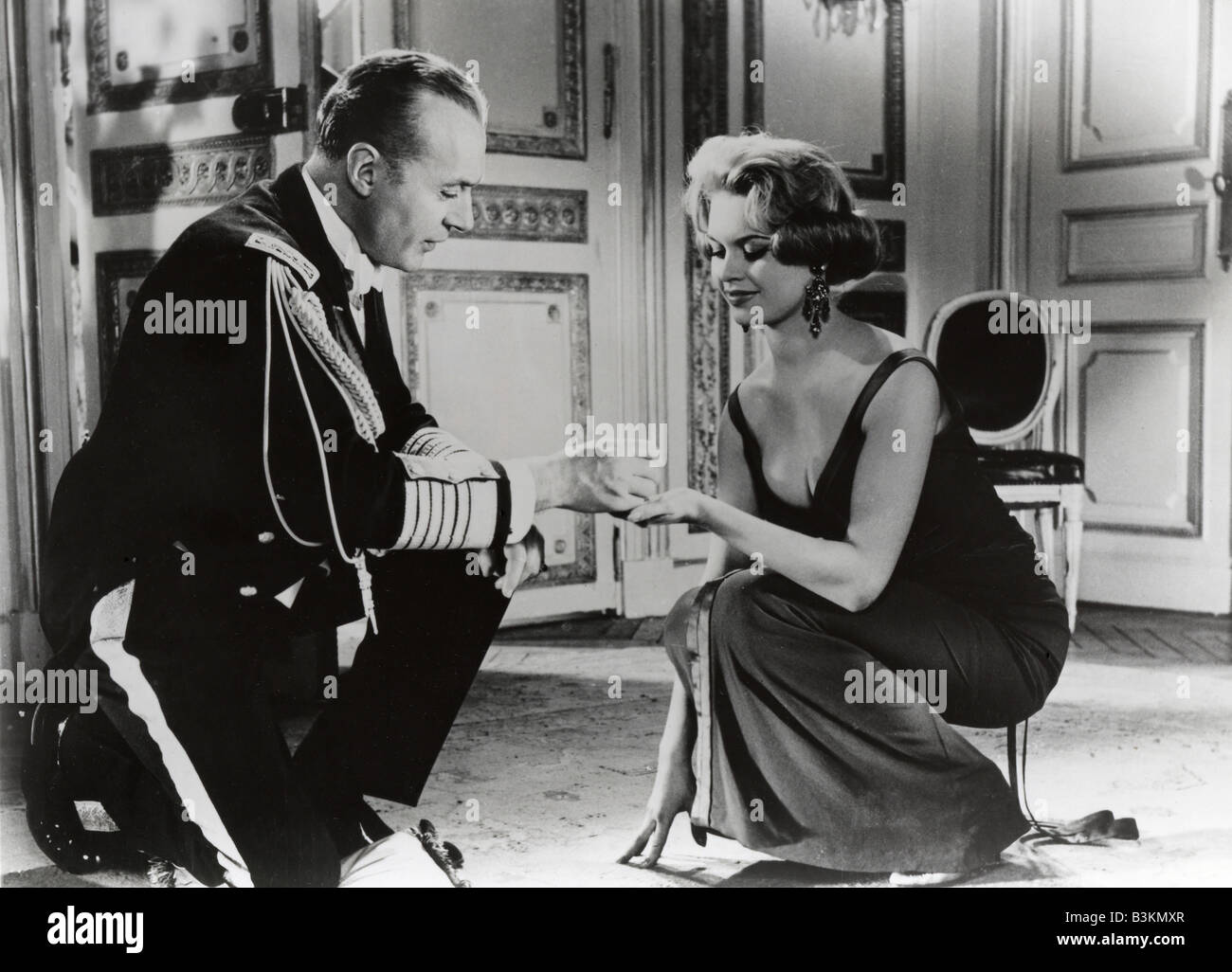 UNE PARISIENNE  1957 Ariane/Cintel film with Brigitte Bardot and Charles Boyer Stock Photo
