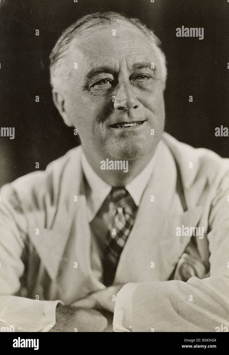 FRANKLIN DELANO  ROOSEVELT  US Democratic statesman and 32nd President of the USA - 1882 to 1945 Stock Photo