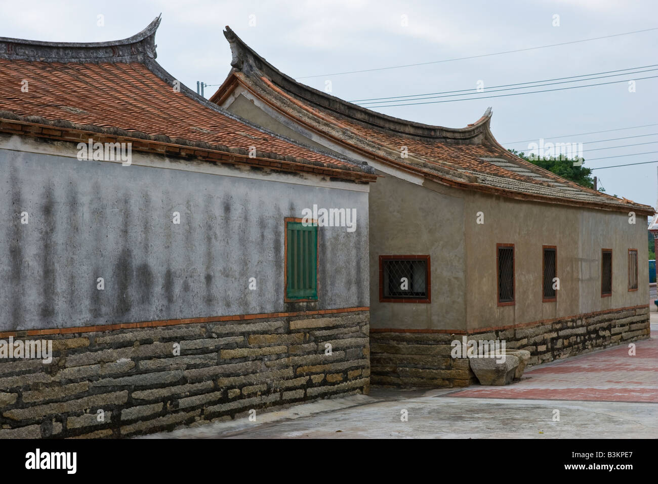 Traditional Fujian style architecture on Kinmen Republic of China ROC Taiwan Stock Photo