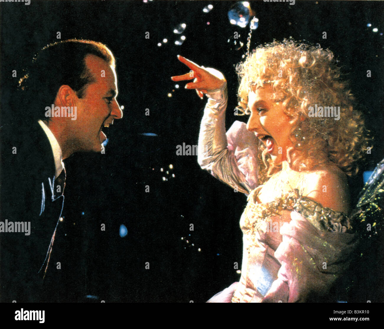 SCROOGED  1988 Paramount film with Bill Murray and Karen Allen Stock Photo