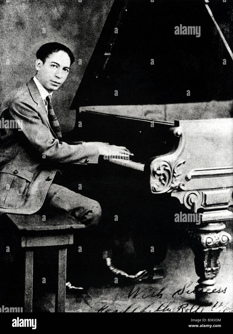 JELLY ROLL MORTON US ragtime musician about 1918 Stock Photo Alamy