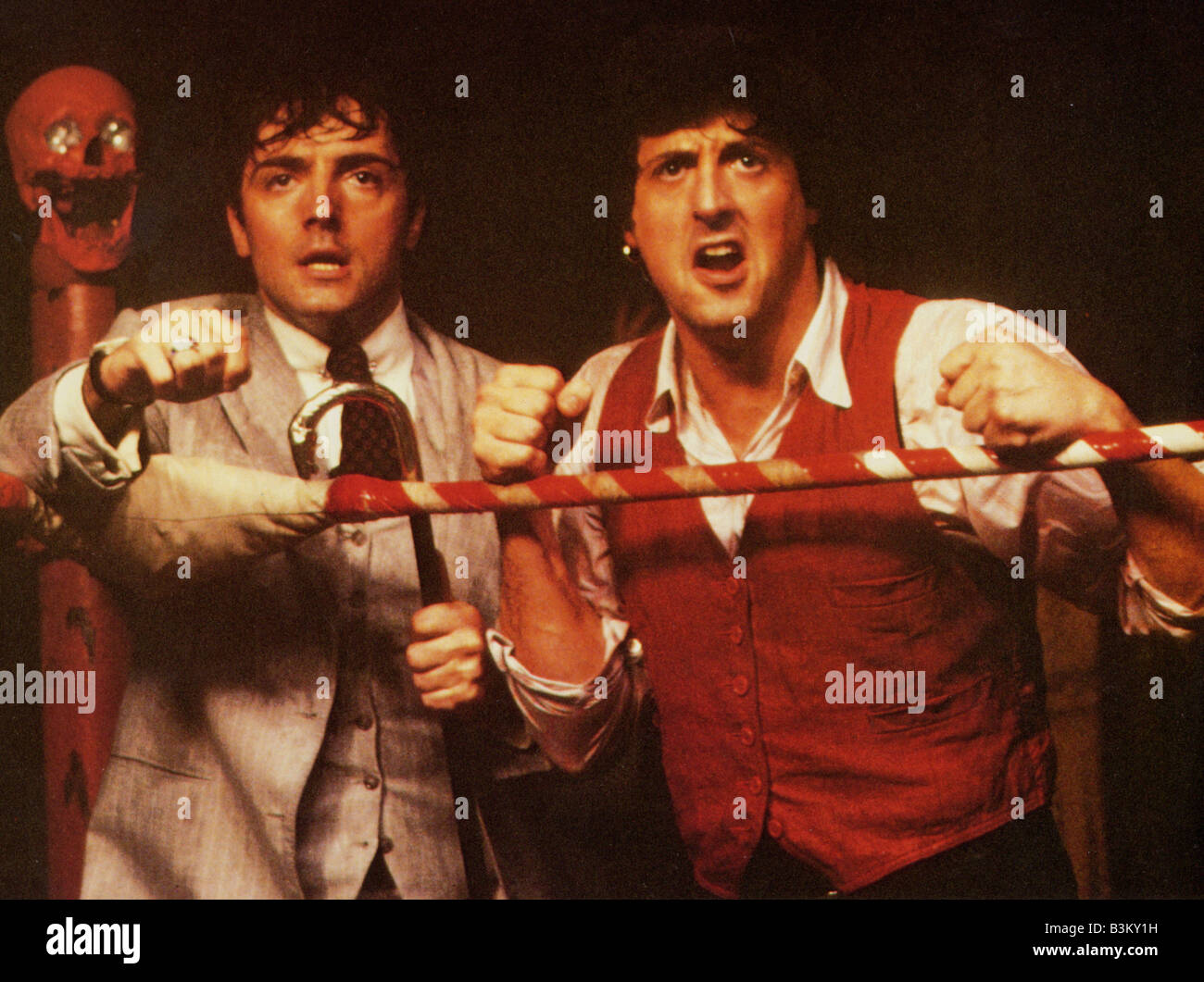 PARADISE ALLEY 1978 Universal/Force Ten film with Sylvester Stallone at right Stock Photo