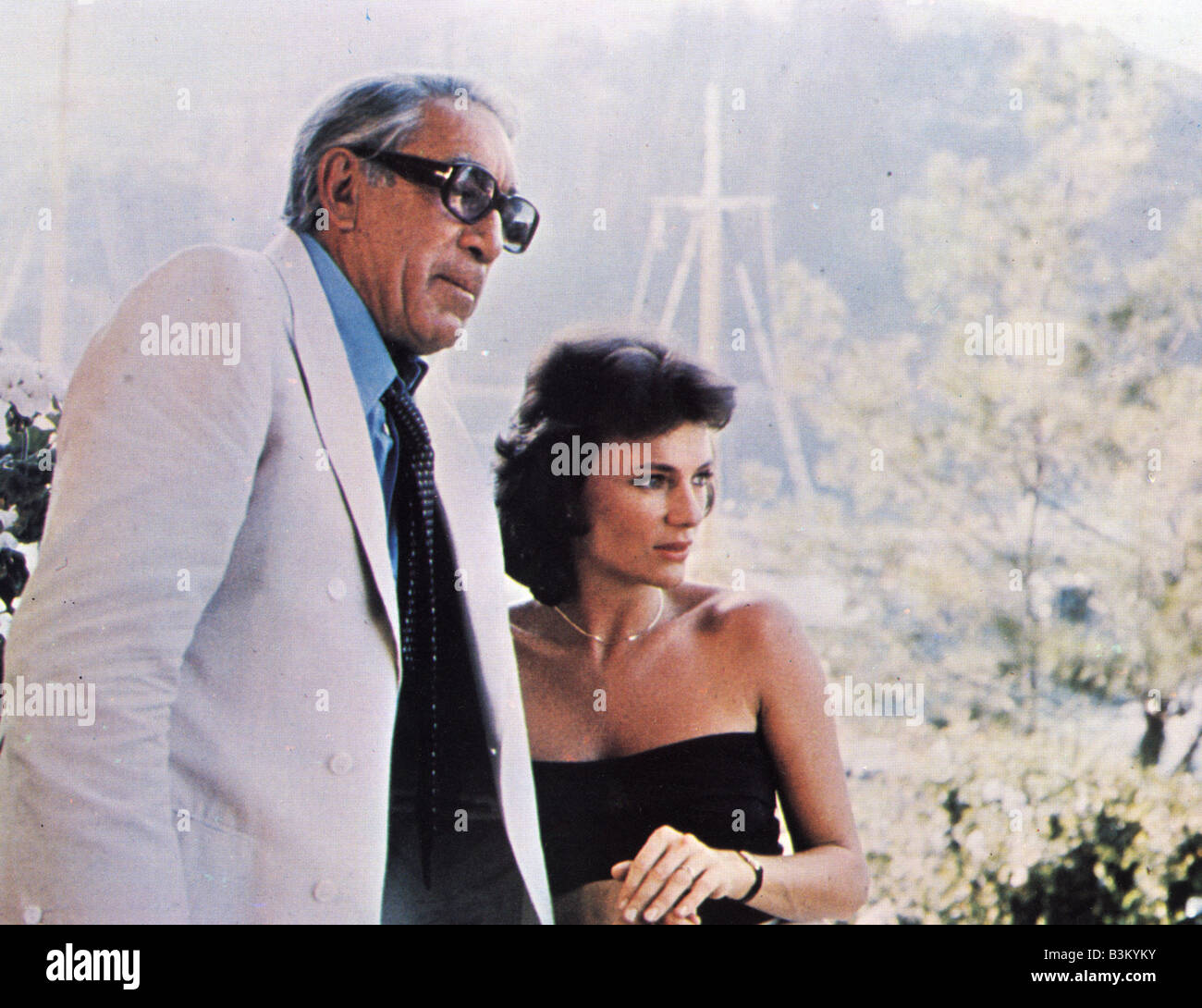 THE GREEK TYCOON 1978 Universal film with Anthony Quinn and Jacqueline  Bisset Stock Photo - Alamy