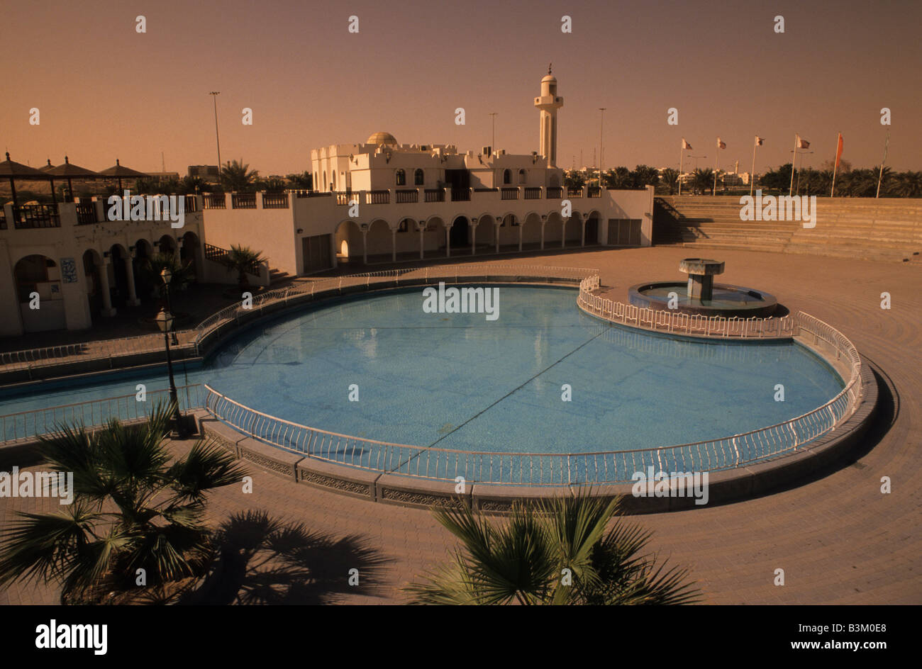 Qatar, Middle East, Asia, the clock tower in Doha Stock Photo Alamy