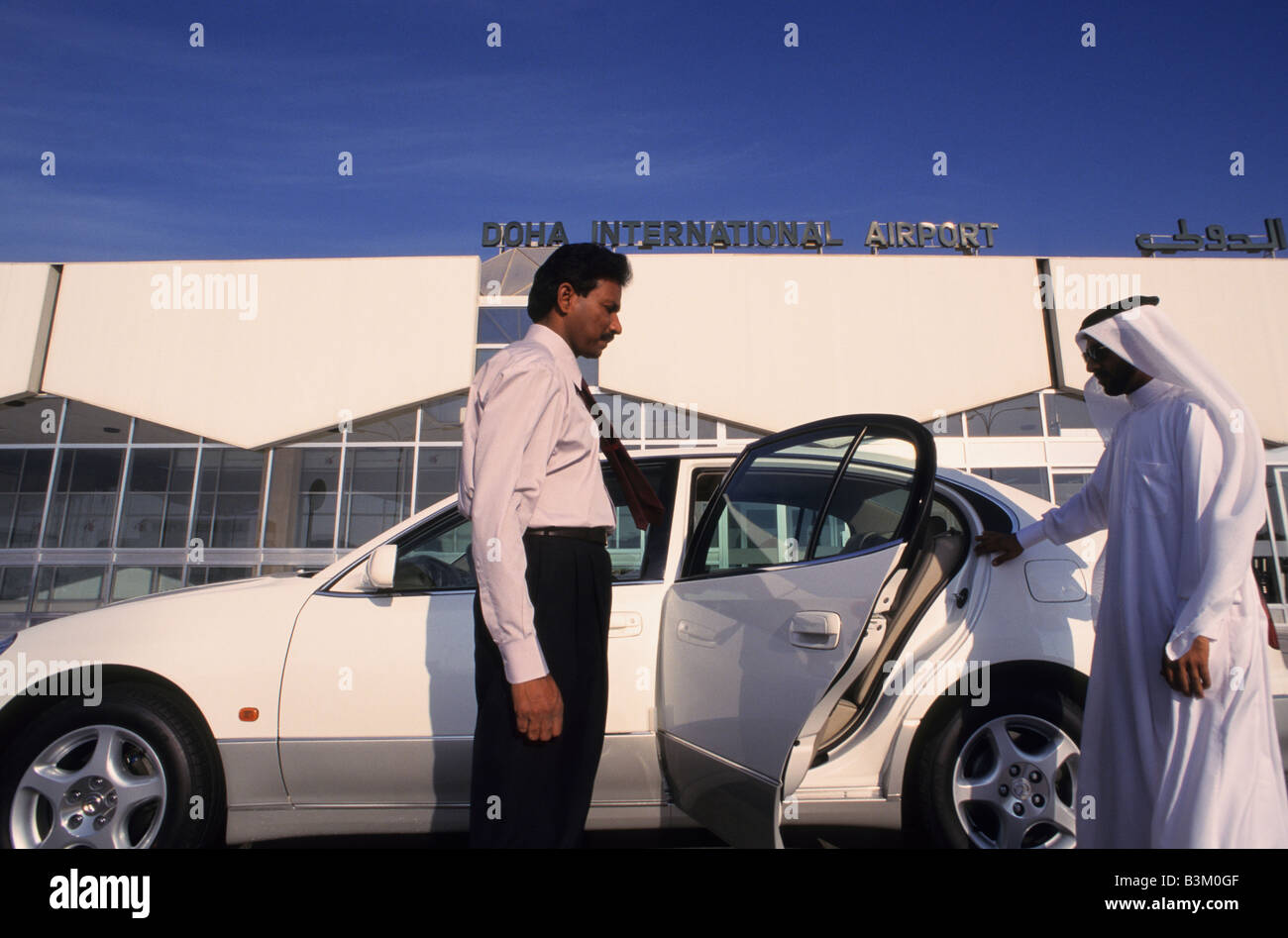 Qatar, Middle East, Asia, limousine service in Doha Stock Photo Alamy