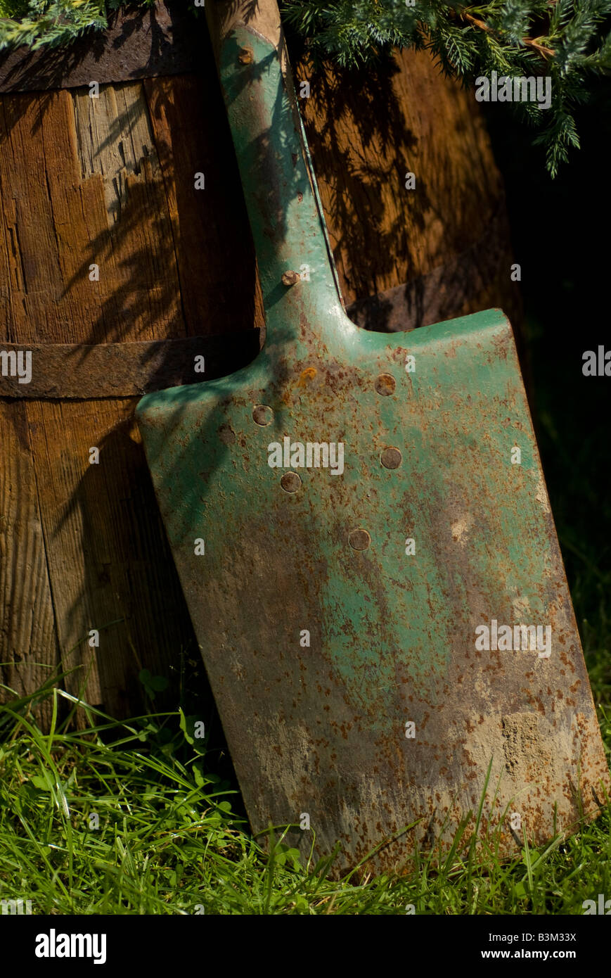 back of spade Stock Photo Alamy
