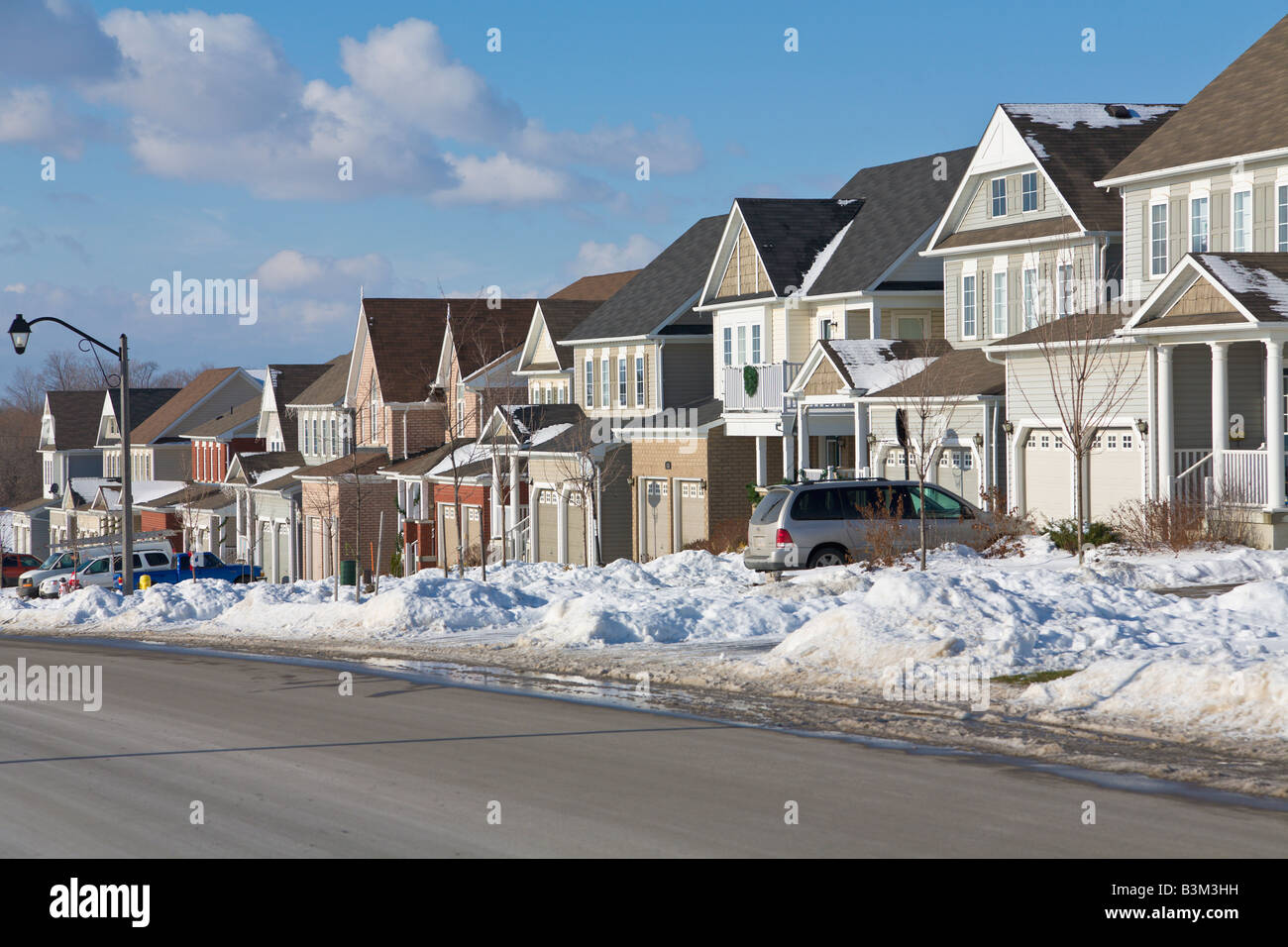 New housing estate, Ontario, Canada Stock Photo Alamy