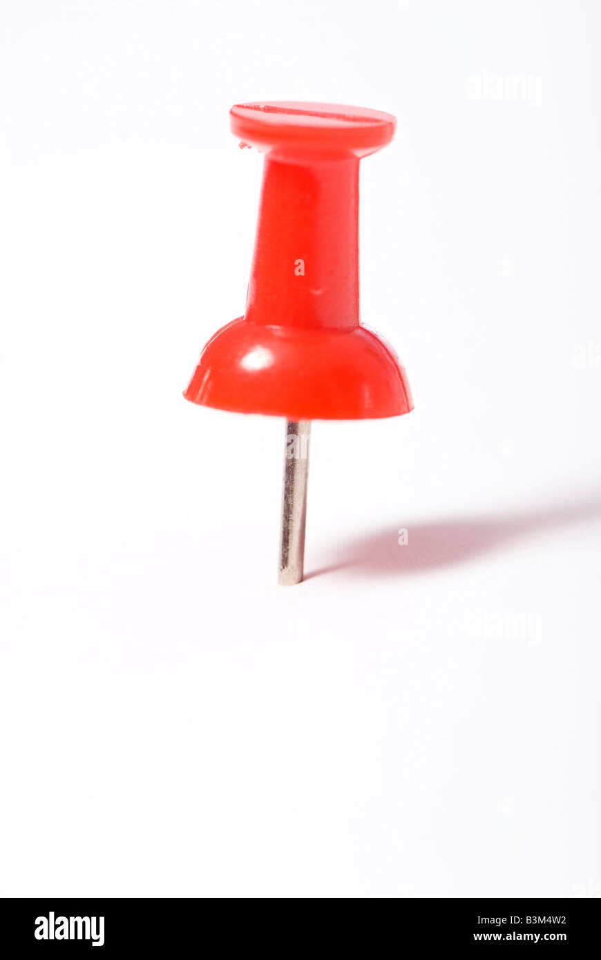 A push pin or tack marking something Stock Photo Alamy