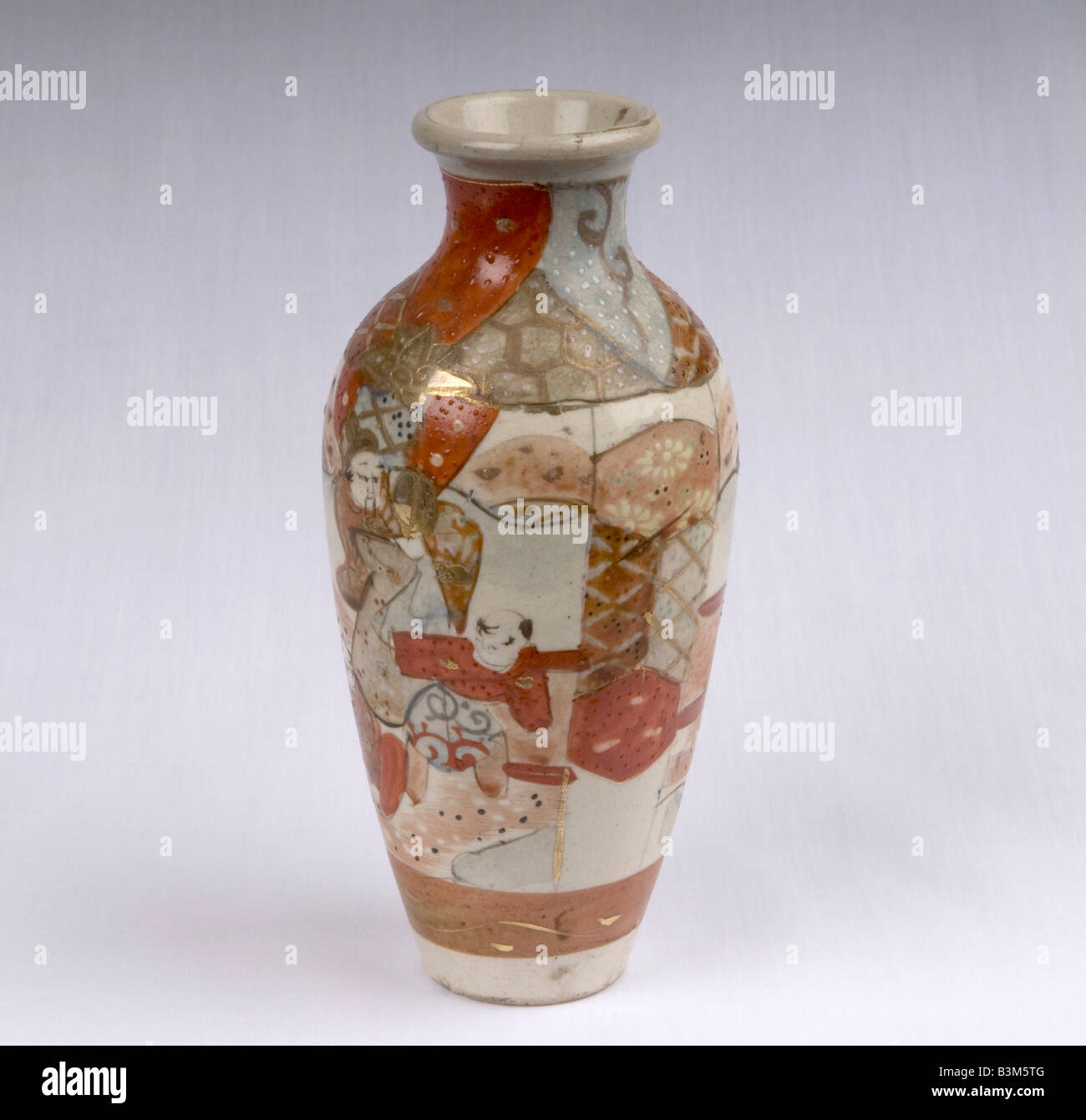 Kutani Vase Japanese Stock Photo Alamy