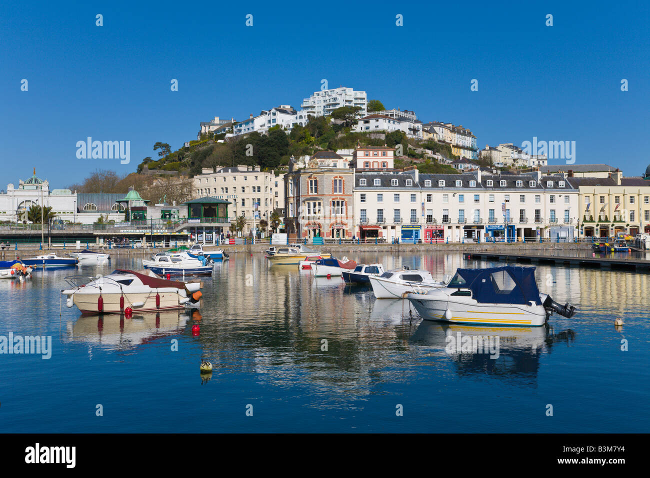 Town and Harbour, Torquay, Devon, England Stock Photo Alamy