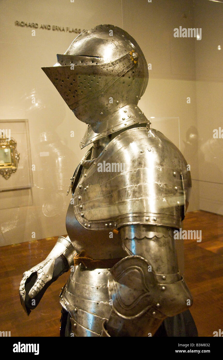 Three-Quarter Cuirassier Armor / 1605-10 Stock Photo