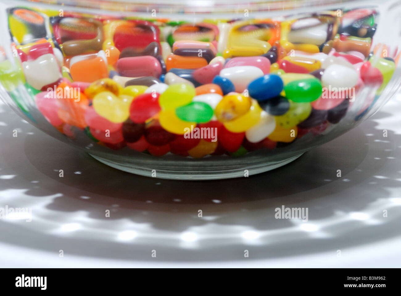 Jelly beans in a serving bowl Stock Photo Alamy
