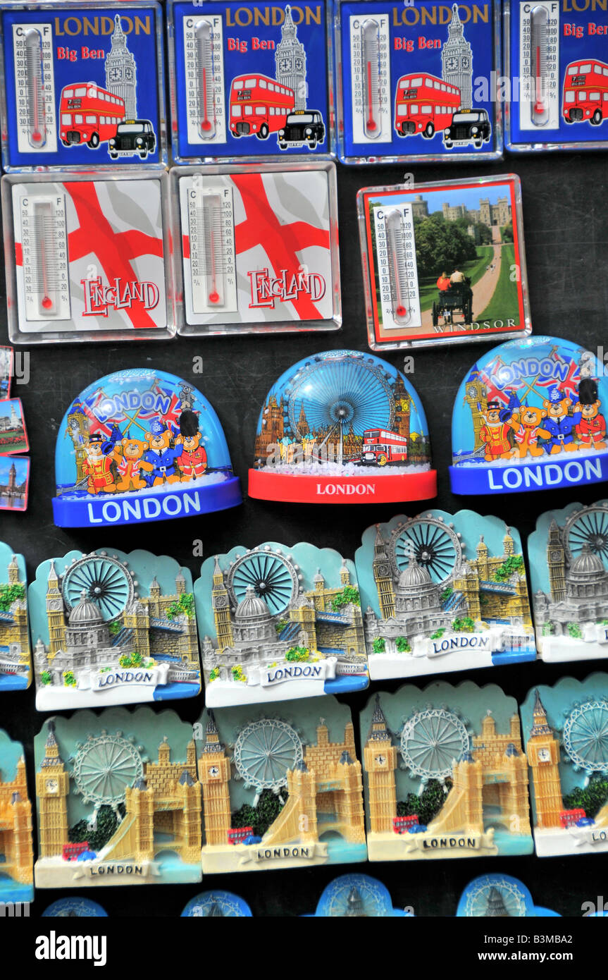 Souvenirs for sale, London, England Stock Photo Alamy