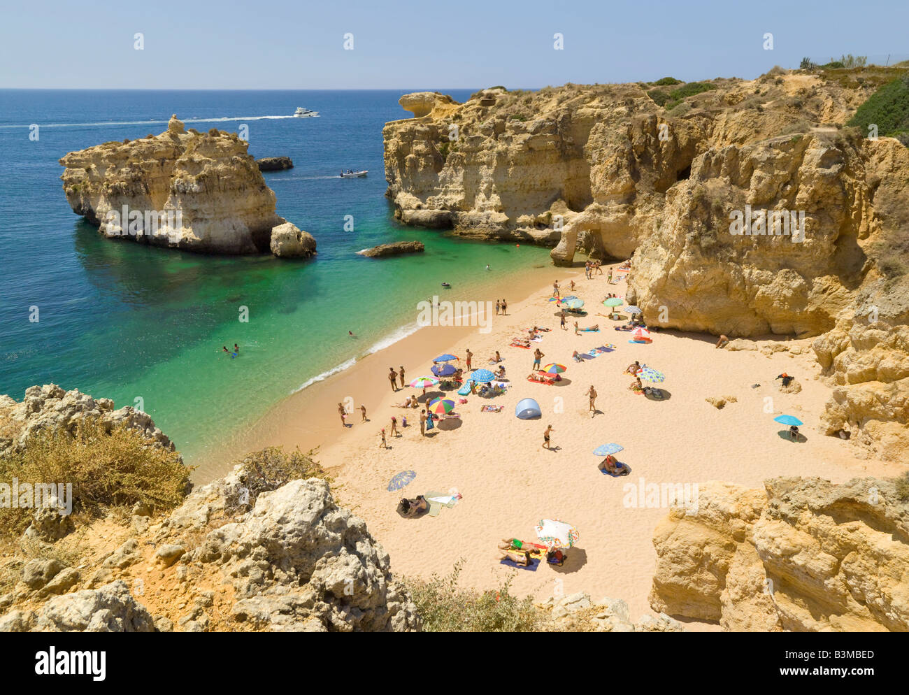 View of sao rafael beach in albufeira hi-res stock photography and ...