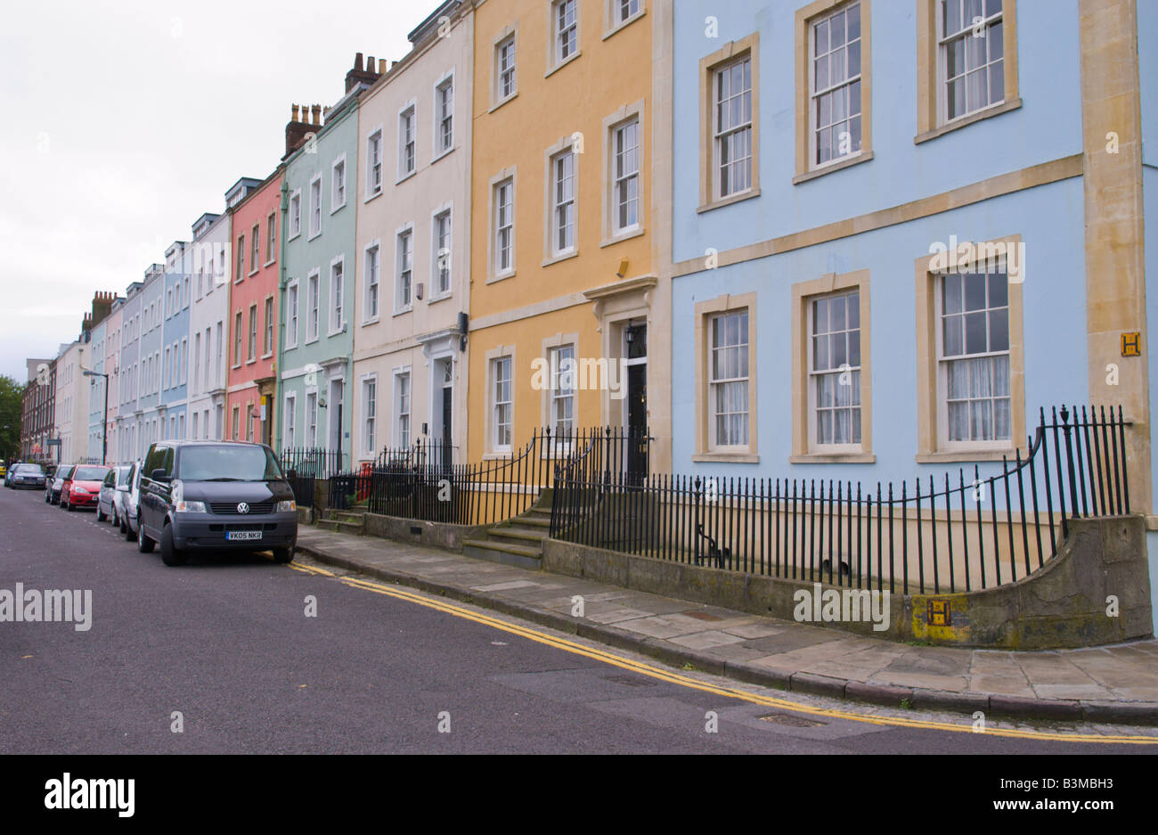 Colourful townhouses for homes and offices Redcliffe Parade