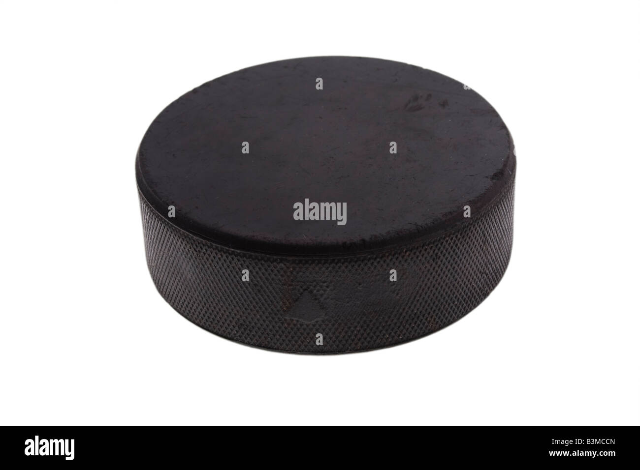 hockey puck isolated on white background Stock Photo Alamy