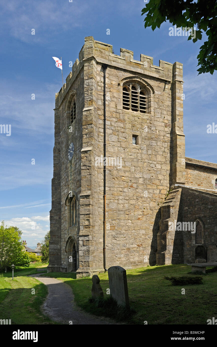 West tower. Church of Saint Wilfrid, Melling, Lancashire, England