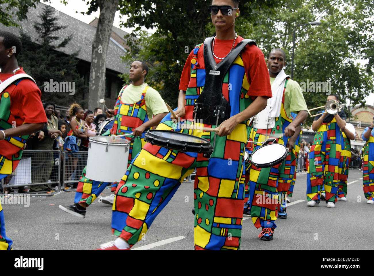 Performers at Notting Hill Carnival 2008 Stock Photo