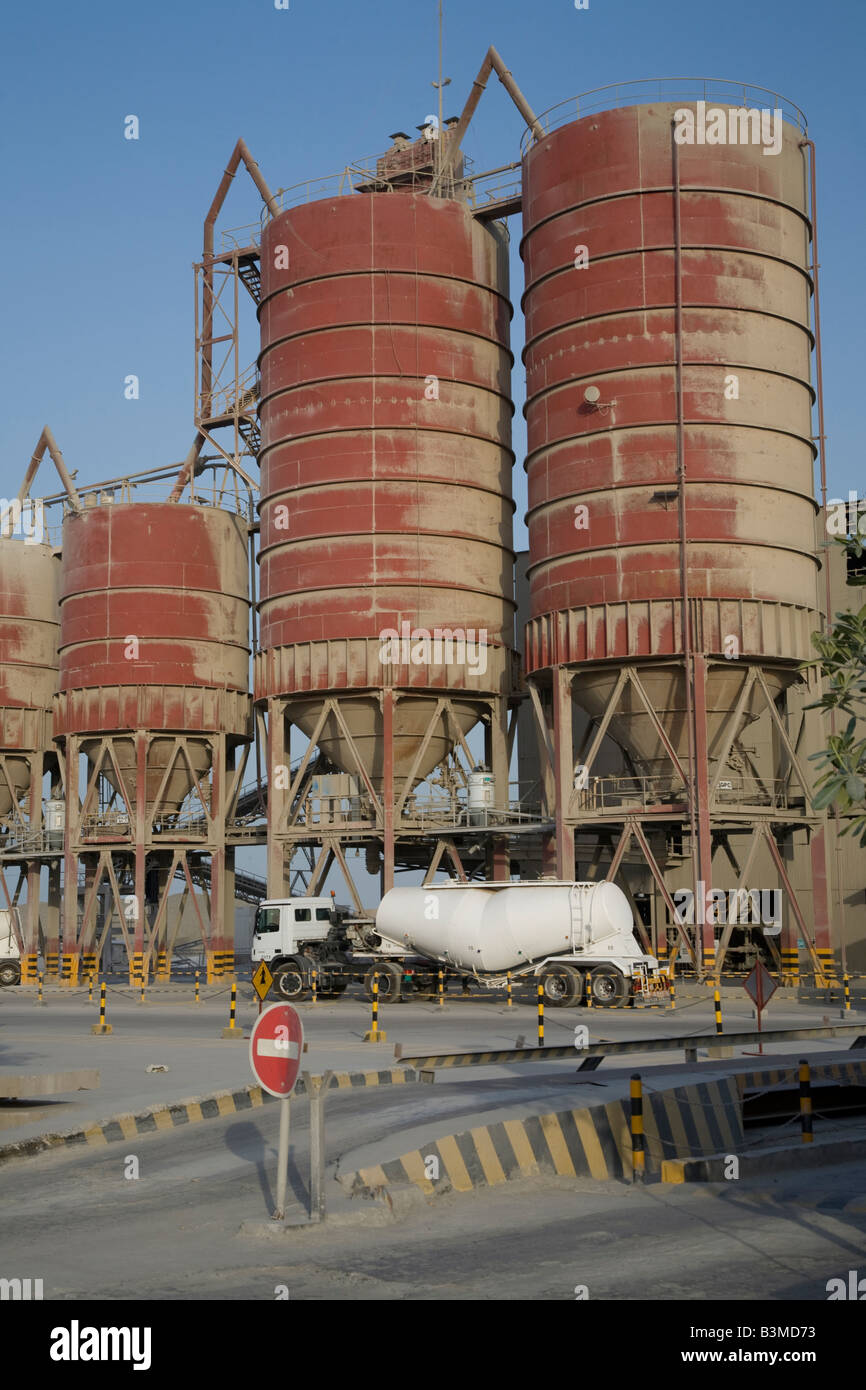 Cement Plant Mesaieed Industrial City Qatar Middle East Arabian Gulf