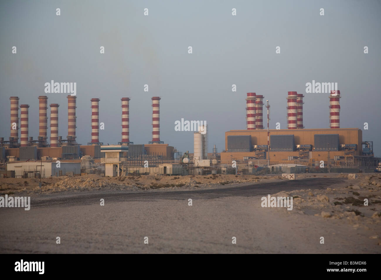 Mesaieed Power Plant Qatar Middle East Arabian Gulf Stock Photo Alamy