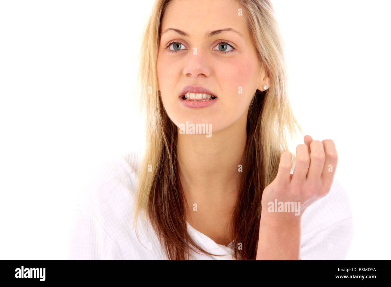 Young Woman Model Released Stock Photo - Alamy
