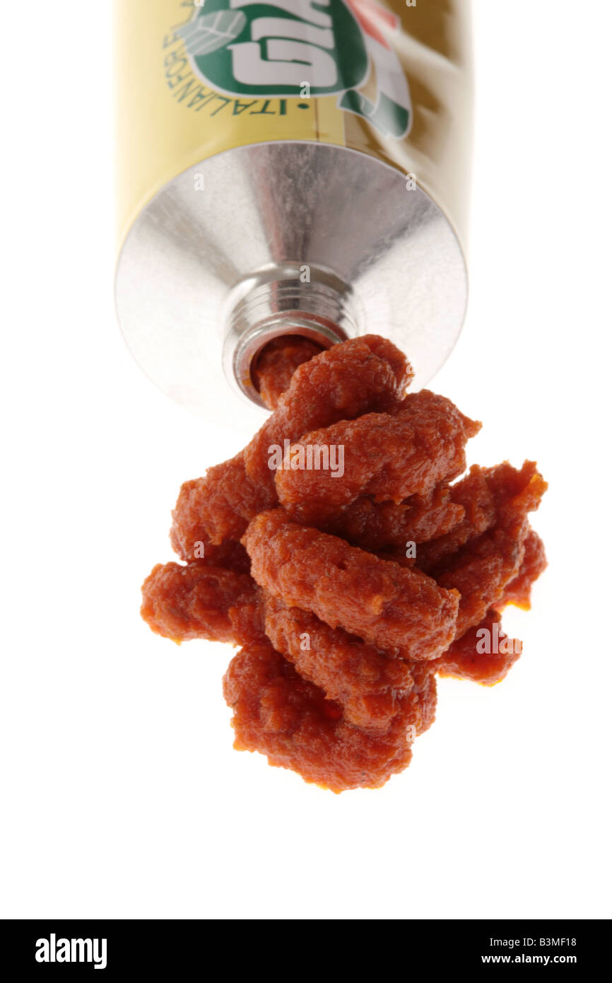 Sun Dried Tomato Puree Stock Photo Alamy