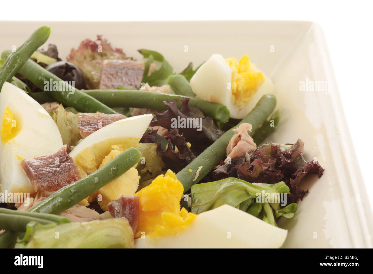 Tuna Nicoise Salad Stock Photo - Alamy