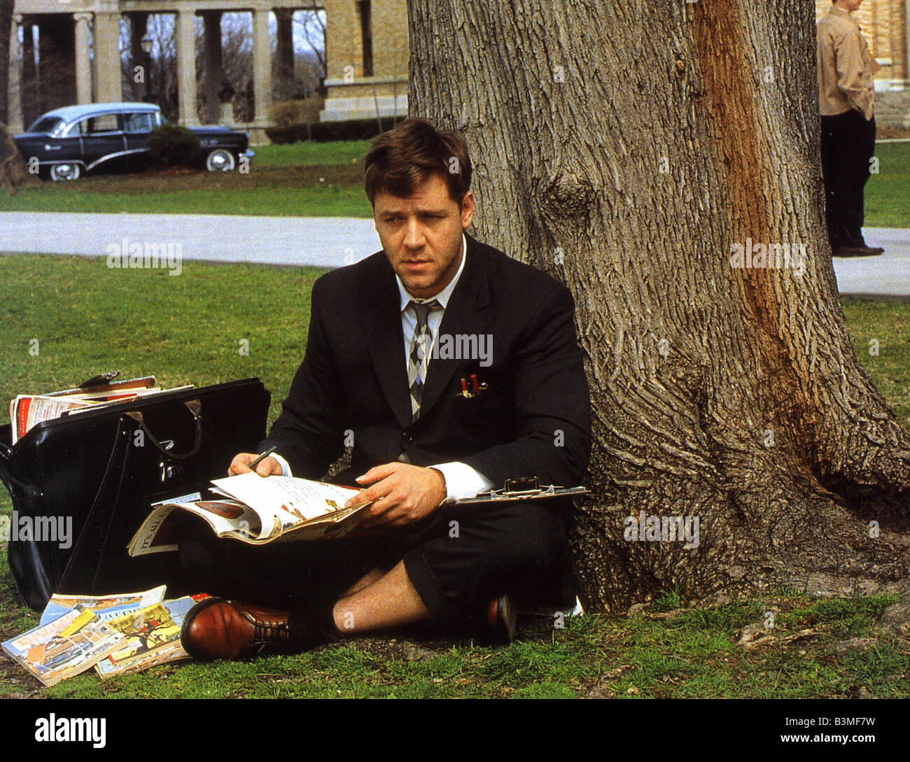 A BEAUTIFUL MIND 2001 Universal film with Russell Crowe Stock Photo