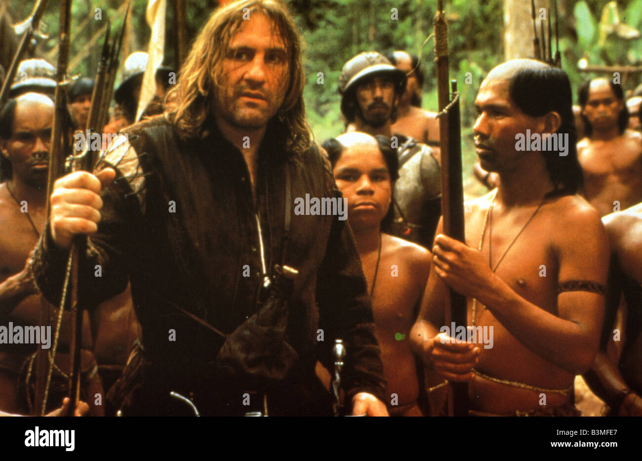 1492 : THE CONQUEST OF PARADISE  - 1992 Gaumont film with Gerard Depardieu as Columbus Stock Photo