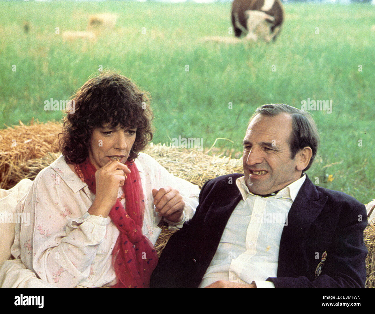 RISING DAMP  1980 ITC/Black Lion film with Leonard Rossiter and Frances de la Tour Stock Photo