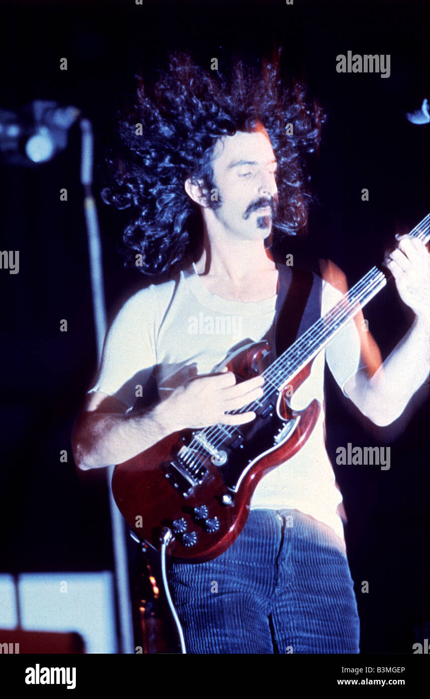 FRANK ZAPPA US rock/pop musician Stock Photo - Alamy