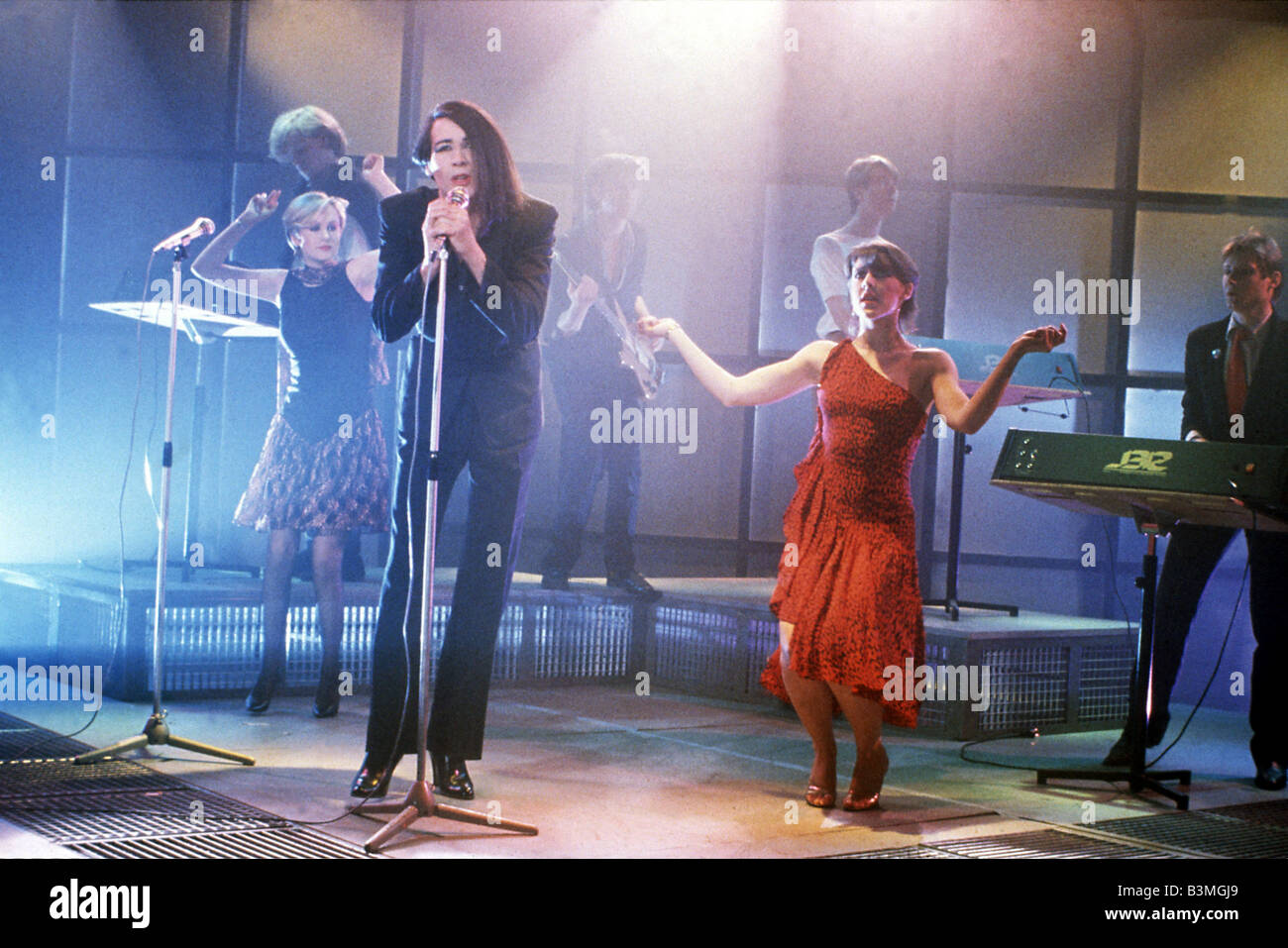 HUMAN LEAGUE UK pop group in 1982 with Phil Oakey on vocals Stock Photo