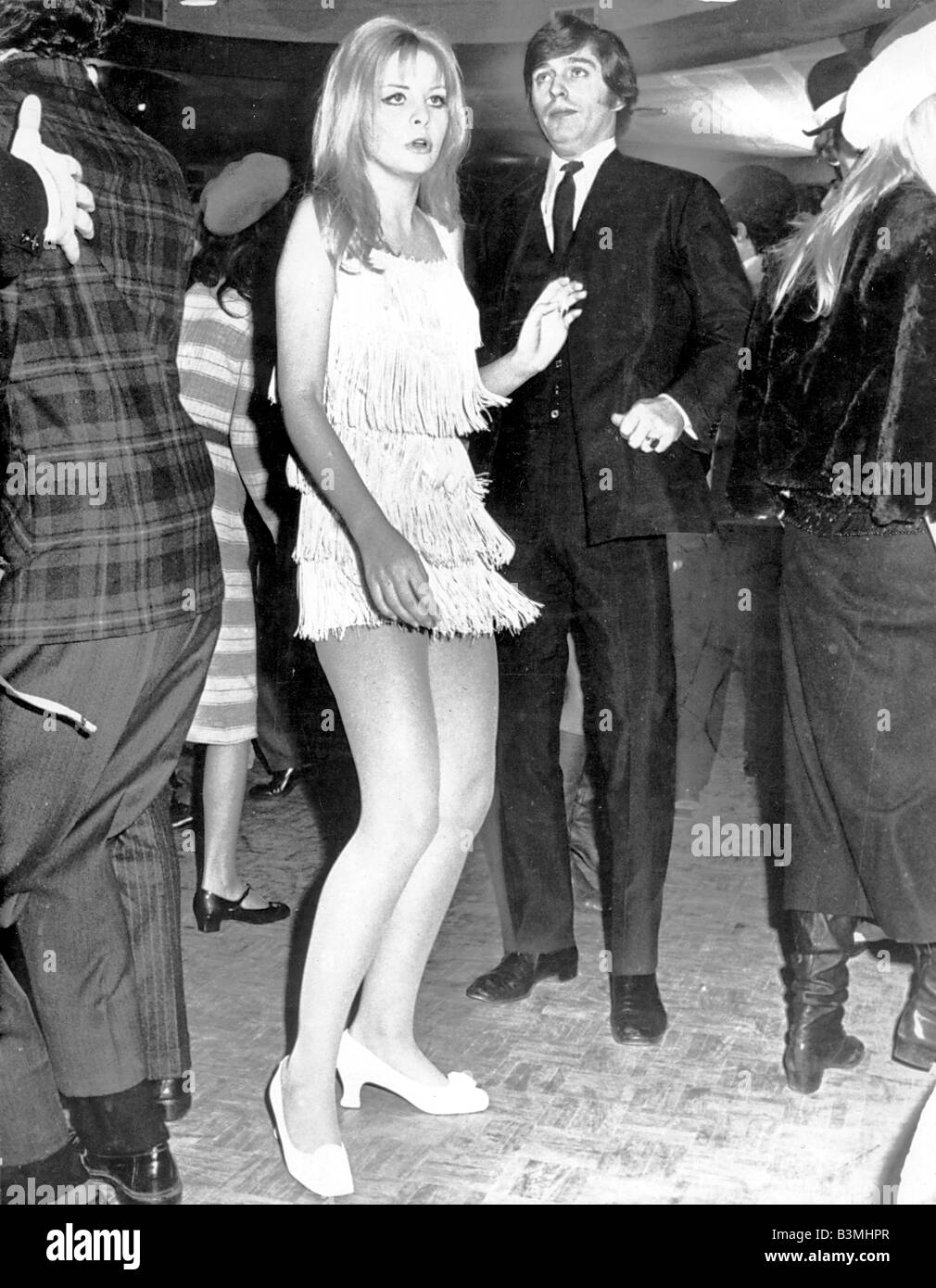 Mini skirt 1960s Black and White Stock Photos & Images - Alamy