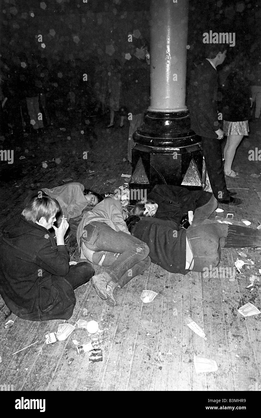 25 HOUR TECHNICOLOUR DREAM event at London's Alexander Palace in May 1967 Stock Photo