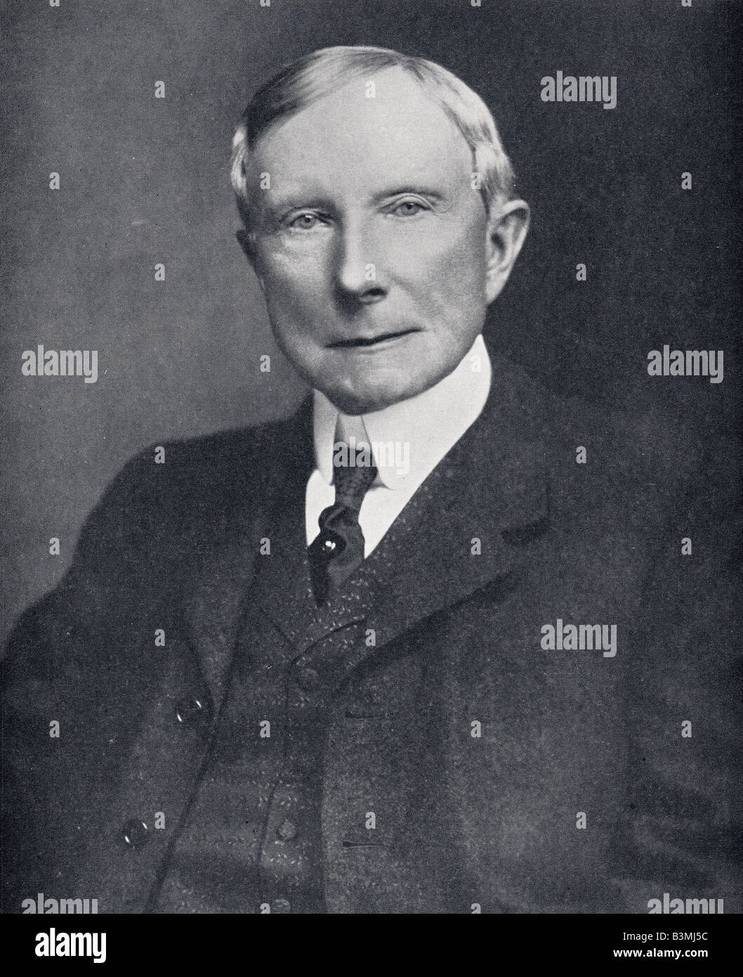 JOHN D ROCKEFELLER  US industrialist and philanthropist Stock Photo