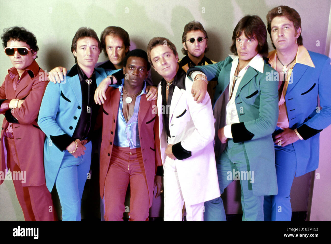 SHOWADDYWADDY UK rock pop group about 1975 Stock Photo