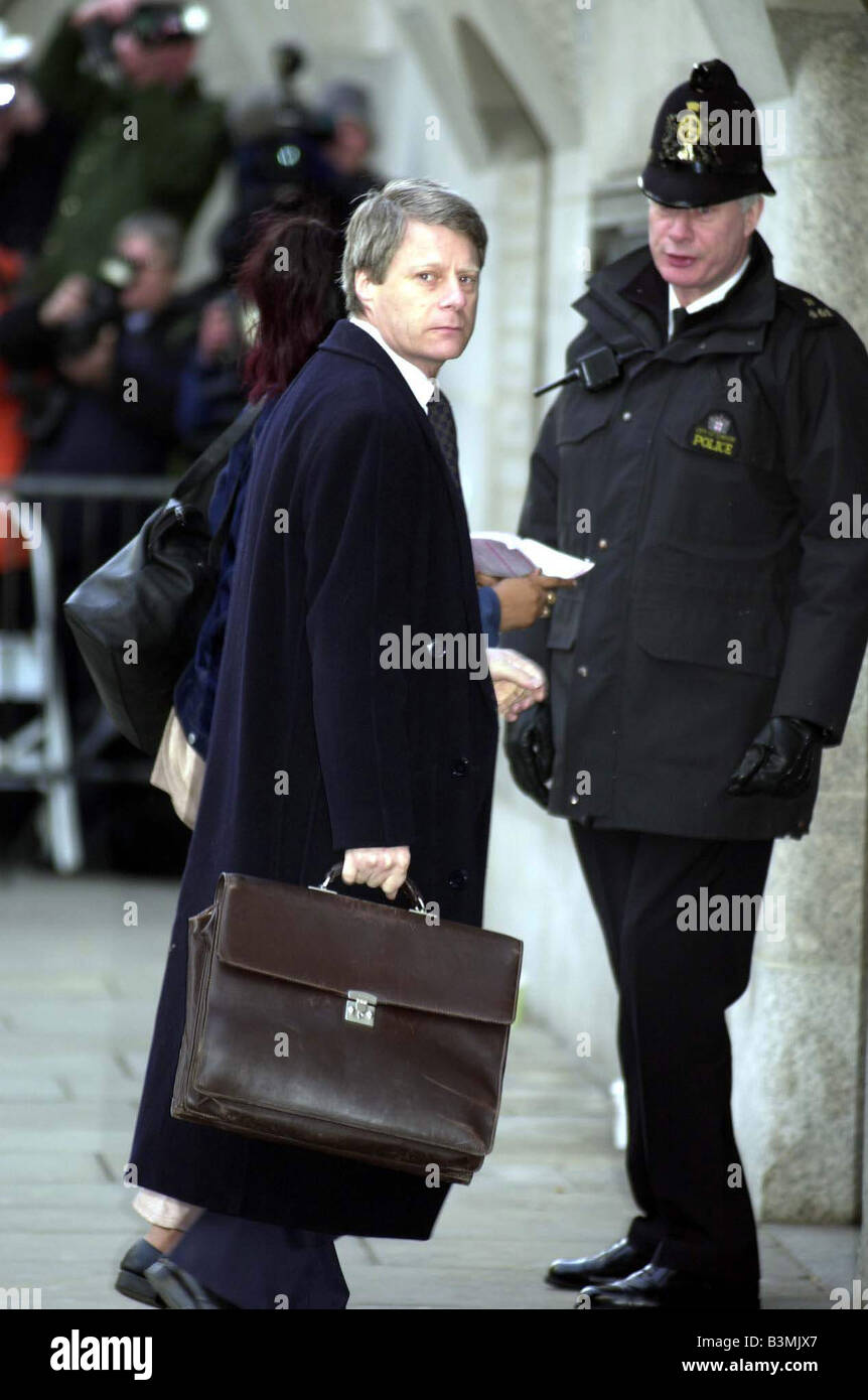 Tv presenter nick ross arrives old bailey hi-res stock photography and