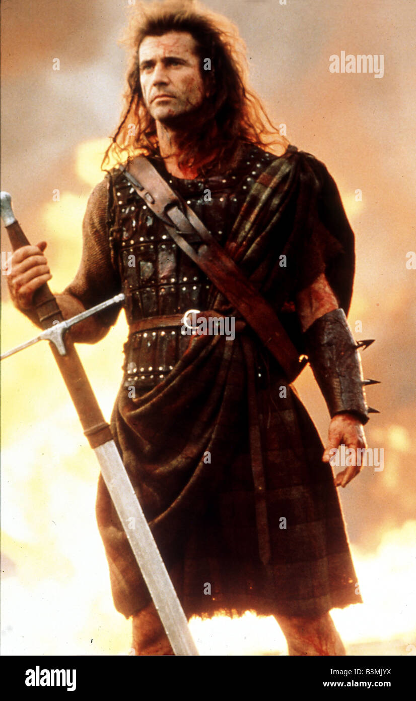 Braveheart 1995 Tcf Film With Mel Gibson Stock Photo Alamy