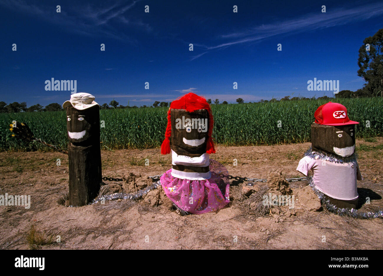 Roadside folk art, Australia Stock Photo