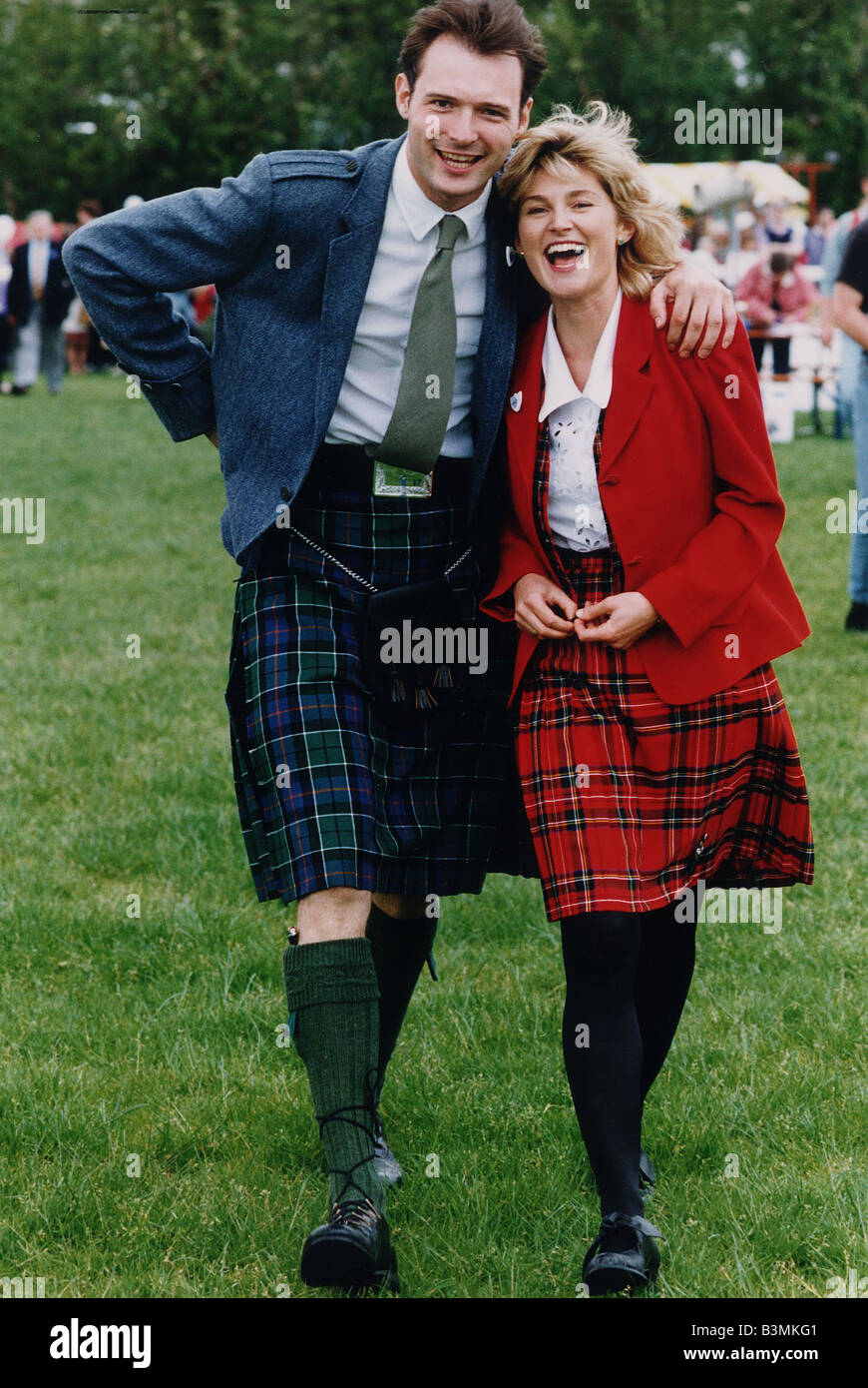 John Leslie with Anthea Turner 1993 Stock Photo
