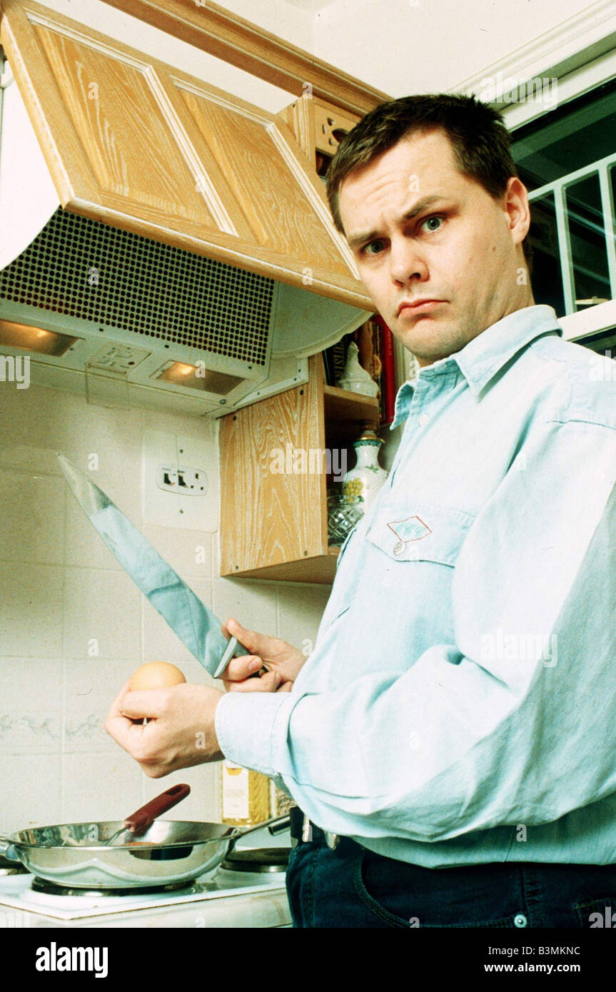 Jack Dee comedian 1993 mirrorpix Stock Photo Alamy