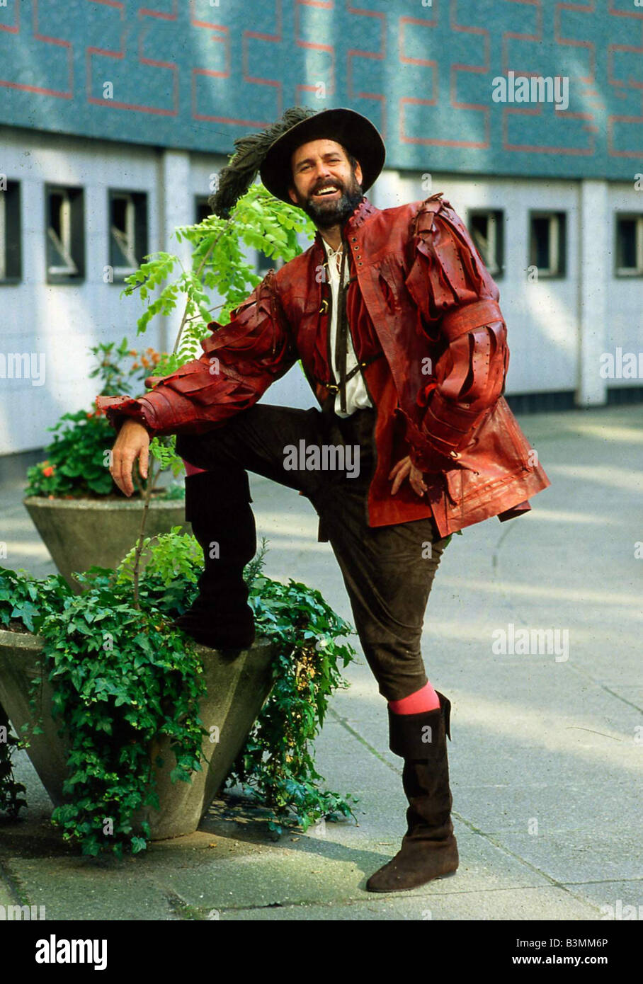 John Cleese Shakespearian costume August 1980 Stock Photo
