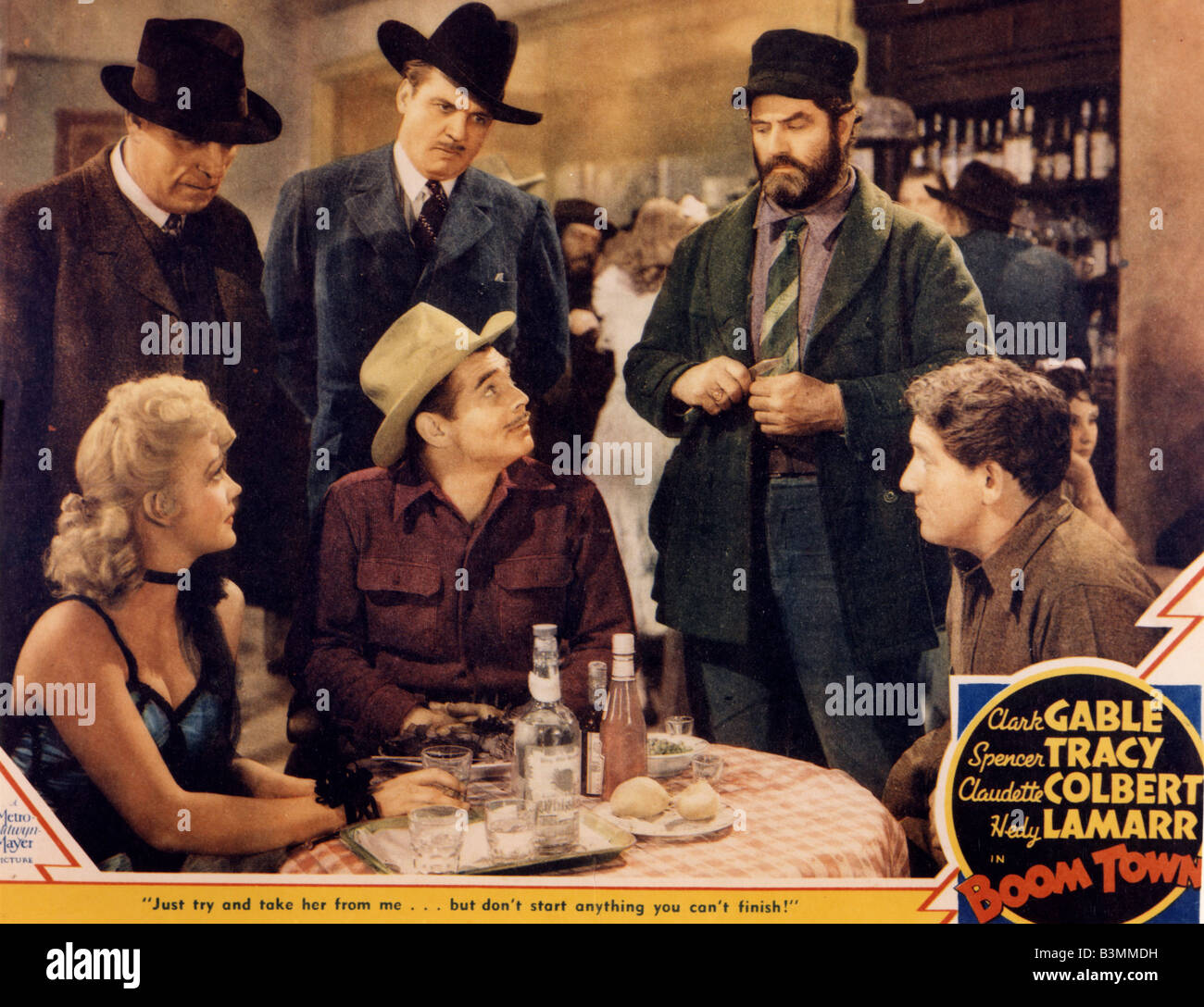 BOOM TOWN 1940 MGM film with Clark Gable in brown stetson Stock Photo