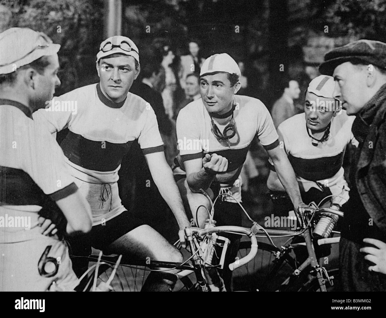 A boy a girl top and a bike 1949