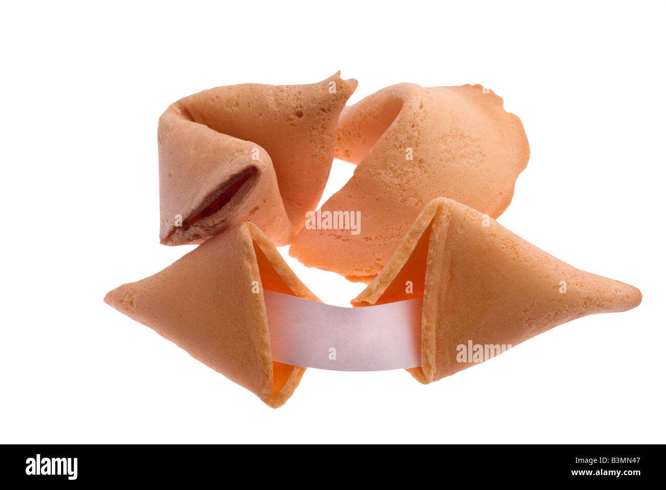 fortune cookies with blank fortune write your own Stock Photo Alamy