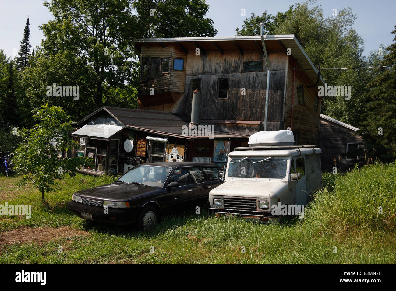 Cabin In Upper Peninsula In Michigan Usa Stock Photo 19510079 Alamy