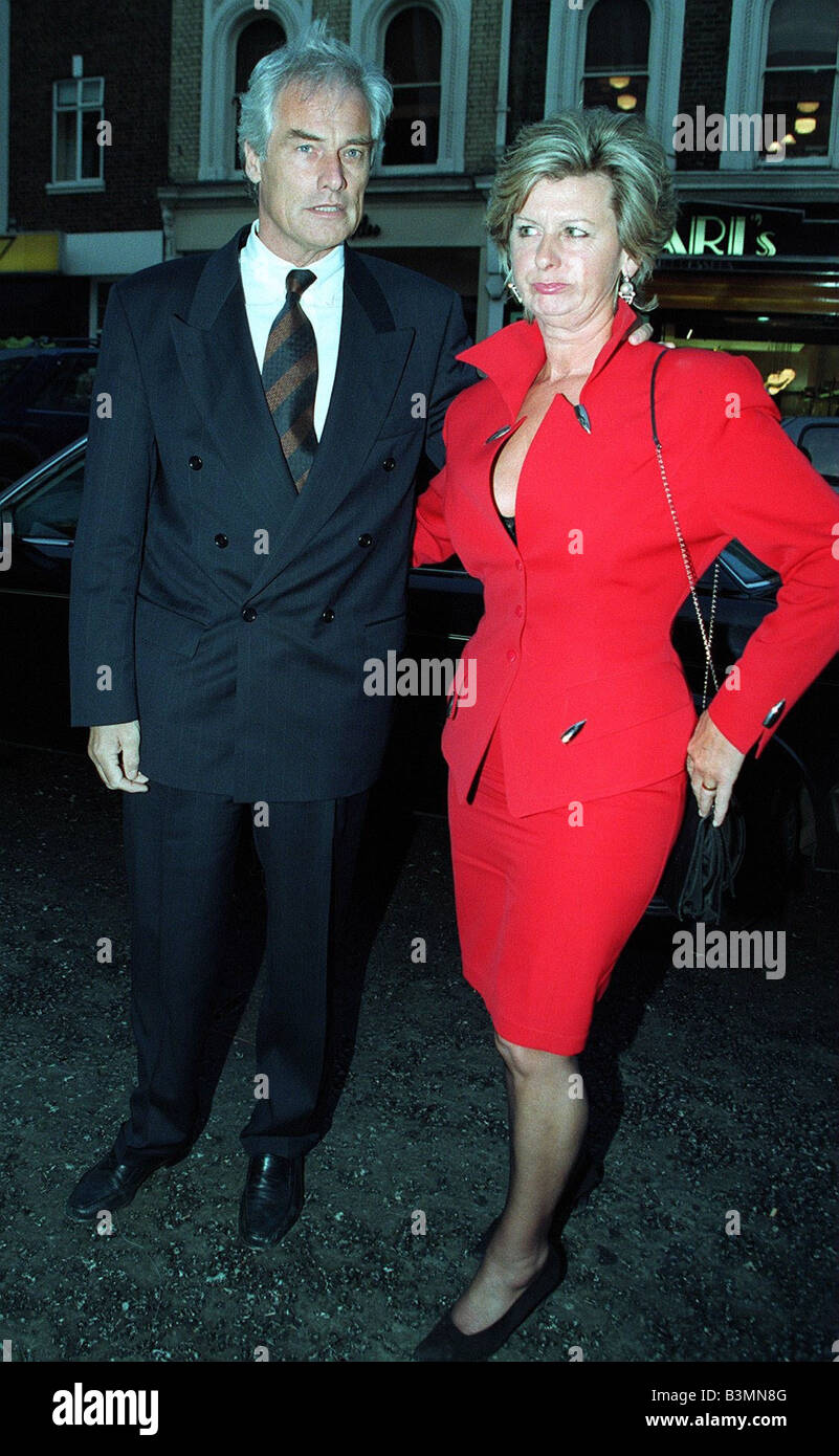 Robert Kilroy Silk TV Presenter with his wife arrives for the opening