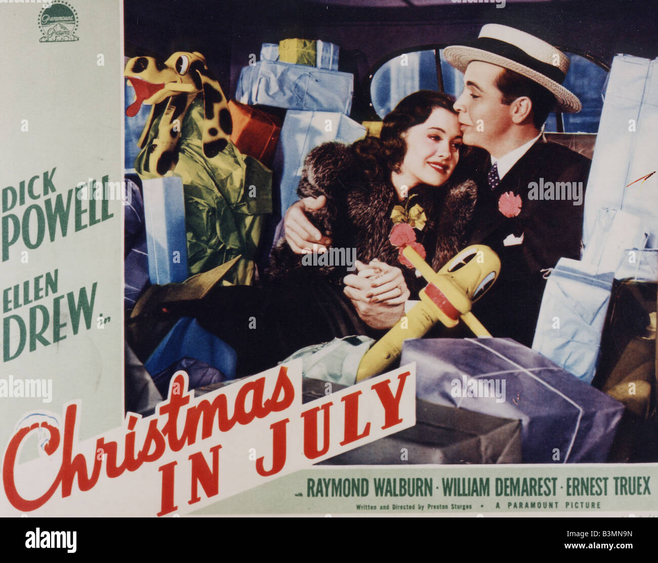 CHRISTMAS IN JULY 1940 Paramount film with Dick Powell and Ellen Drew