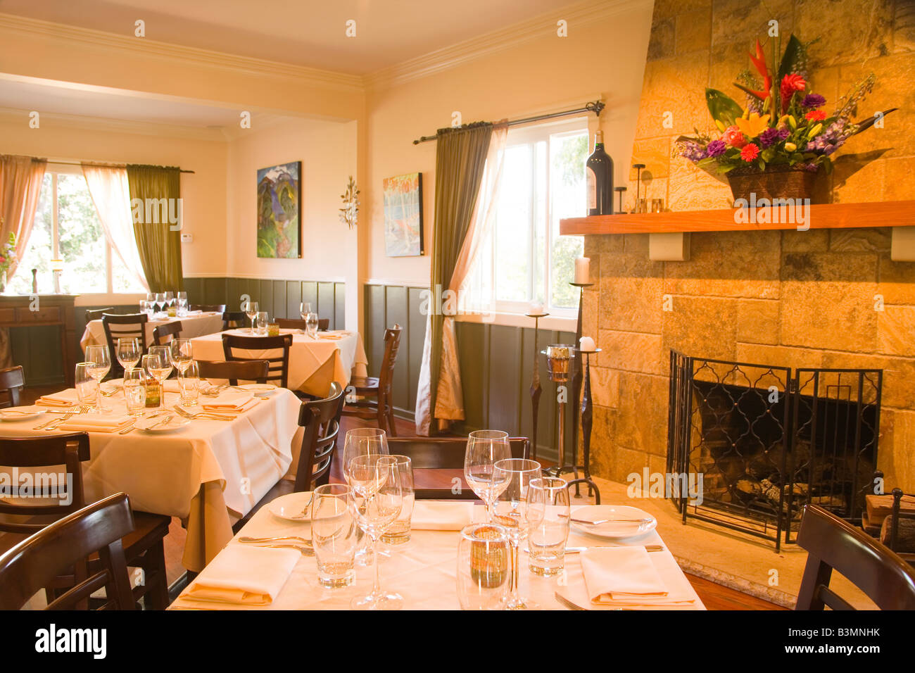 Auberge at Ojai Restaurant Ojai California Stock Photo Alamy